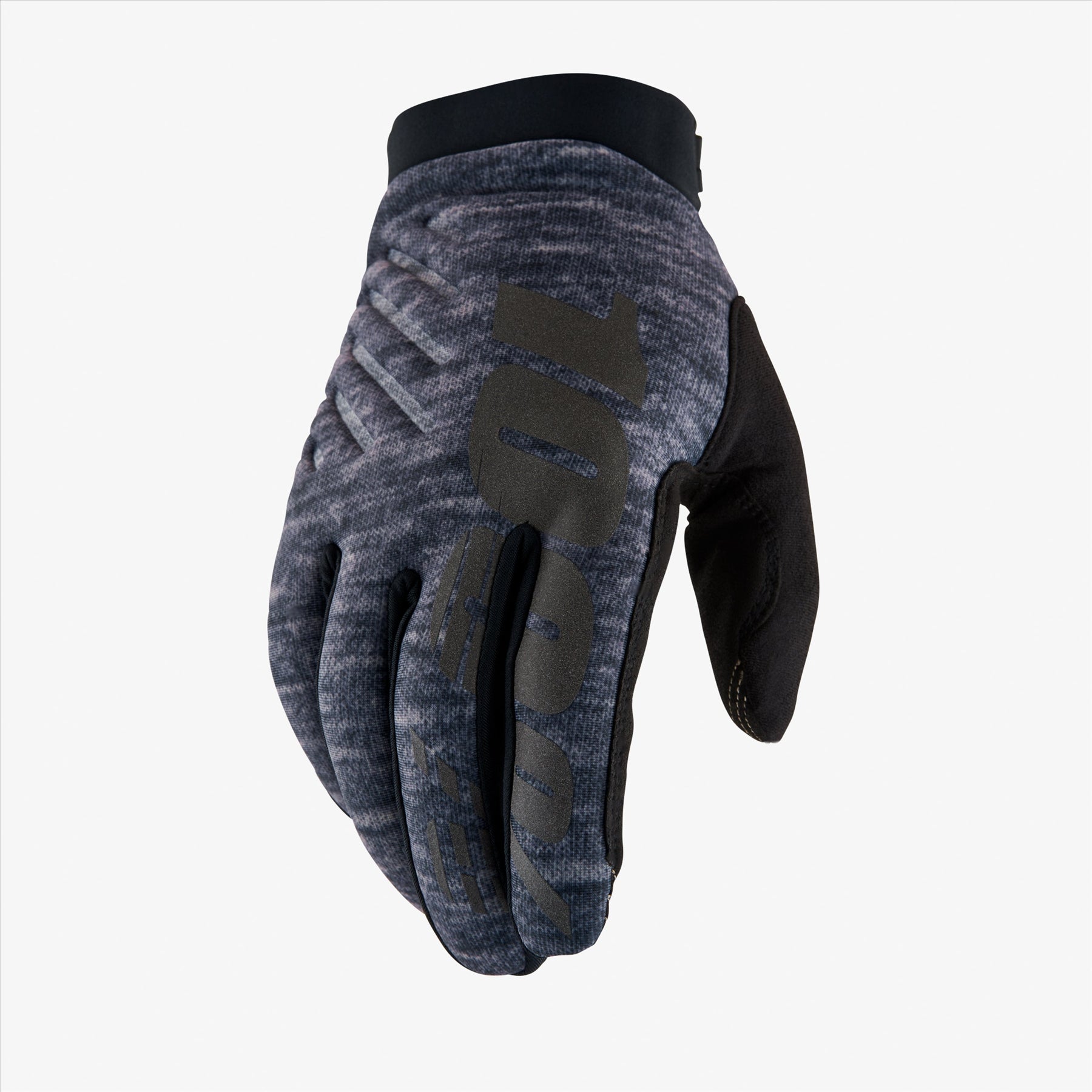 100% MX Gloves Brisker Cold Weather Heather Grey